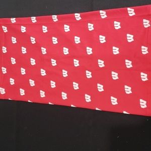 🤯3/$12 University of Wisconsin Badgers Neck Gator Face Mask NWOT